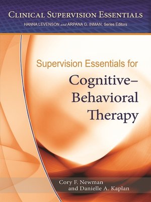 cover image of Supervision Essentials for Cognitive-Behavioral Therapy